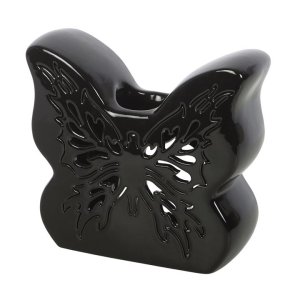 Black Cut-Out Butterfly Oil Burner - Image 2