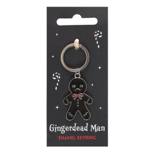 Black Gingerdead Man Keyring - Image 2