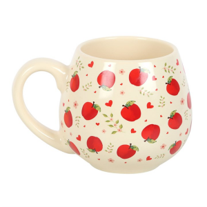 Apple Print Rounded Mug - Image 2