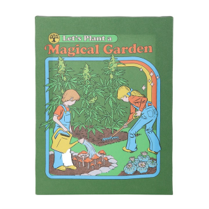 19x25cm Magical Garden Canvas Plaque by Steven Rhodes - Image 2
