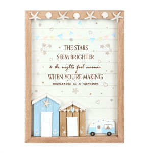 The Stars Seem Brighter 3D Shell Caravan Plaque - Image 2