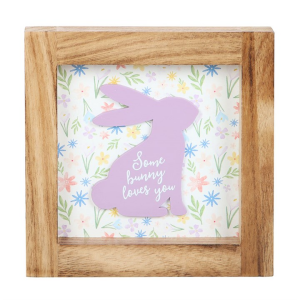 Some Bunny Loves You Wooden Frame Sign - Image 2
