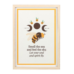 Summer Solstice Bee Framed Wall Art Print - Image 2