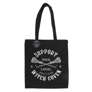 Support Your Local Witch Coven Polycotton Tote Bag - Image 2