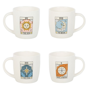 Set of 4 Vintage Tarot Mugs - Image 2