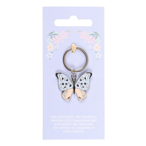 Silver Butterfly Keyring - Image 2