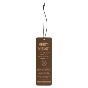 Odin's Wisdom Wooden Bookmark - Image 2