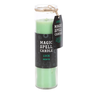 Luck Green Tea Magic Spell Tube Candle - Image 2