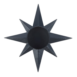 Navy Star Tealight Candle Holder - Image 2