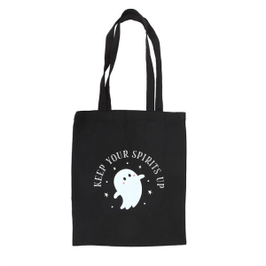 Keep Your Spirits Up Ghost Polycotton Tote Bag - Image 2