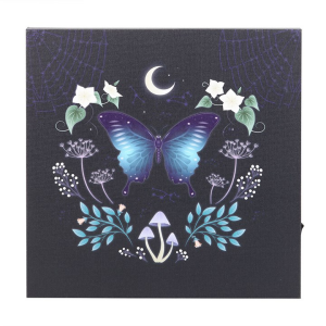 Midnight Moth Light Up Canvas Plaque - Image 2