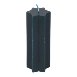 Navy Starry Night Star Shaped Taper Candle - Image 2
