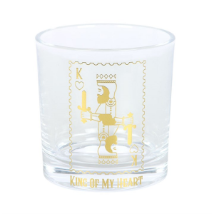 King of My Heart Drinking Glass - Image 2