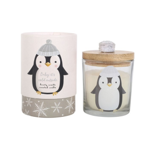 Frosty Vanilla Penguin Candle - Image 2