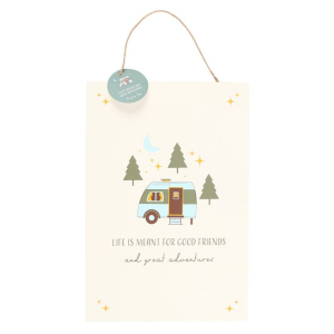 Good Friends and Great Adventures Hanging Sign - Image 2