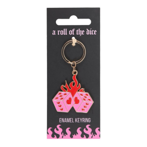 Flaming Dice Keyring - Image 2