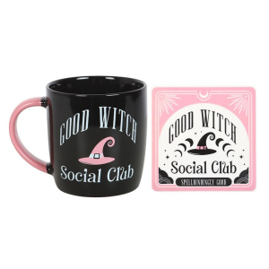 Good Witch Social Club Mug and Coaster Set - Image 2