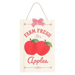 Farm Fresh Apples Hanging Sign - Image 2