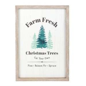 Farm Fresh Christmas Trees Framed Wall Art Print - Image 2