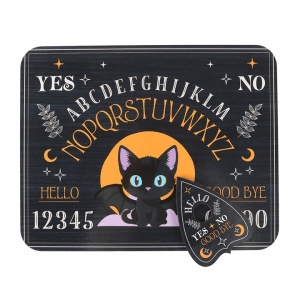 Cute and Creepy Bat Cat Talking Board with Planchette - Image 2