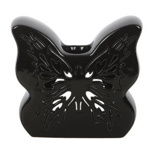 Black Cut-Out Butterfly Oil Burner - Image 3