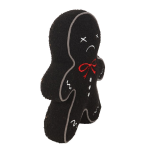 Black Gingerdead Man Boucle Cushion - Image 3