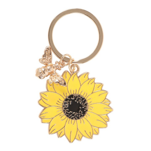 You Are My Sunshine Sunflower Keyring - Image 3