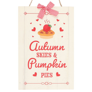 Autumn Skies & Apple Pies Hanging Sign - Image 3