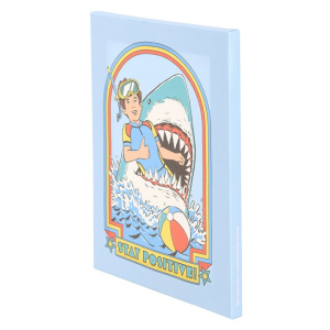 19x25cm Stay Positive Canvas Plaque by Steven Rhodes - Image 3