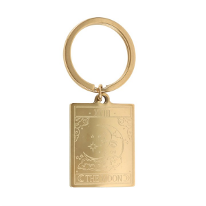 The Moon Vintage Tarot Keyring - Image 3