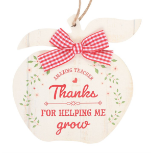 Thanks for Helping Me Grow Apple Hanging Decoration - Image 3
