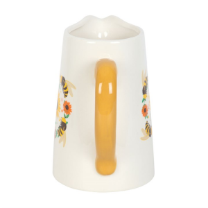 Summer Bee and Sunflower Ceramic Flower Jug - Image 3