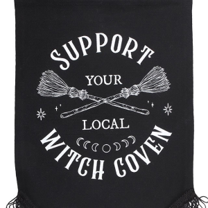 Support Your Local Witch Coven Hanging Fabric Banner - Image 3