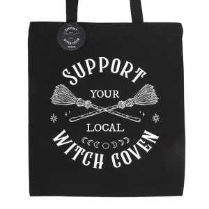 Support Your Local Witch Coven Polycotton Tote Bag - Image 3