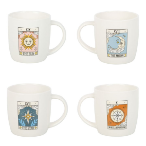 Set of 4 Vintage Tarot Mugs - Image 3