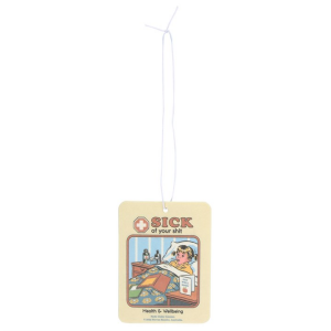 Sick of Your Shit Peach Air Freshener by Steven Rhodes - Image 3
