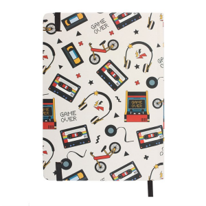 Retro 80s Print A5 Notebook - Image 3
