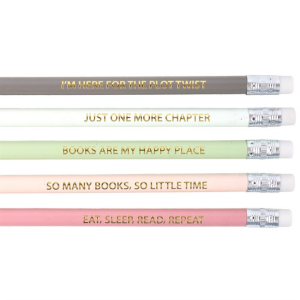 Pack of 5 Literature Inspired Pencils - Image 3