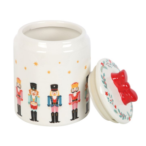 Nutcracker Storage Jar with Bow - Image 3