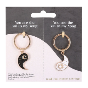 Pair of Yin Yang Best Friend Keyrings - Image 2