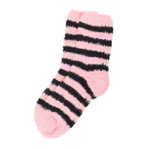 Pink and Black Striped Socks in Coffin Gift Box - Image 3