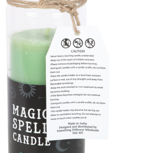 Luck Green Tea Magic Spell Tube Candle - Image 3
