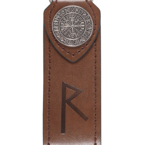 Journey Viking Rune Faux Leather Keyring - Image 3