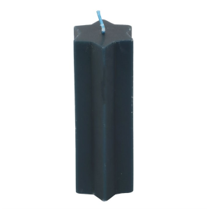 Navy Starry Night Star Shaped Taper Candle - Image 3