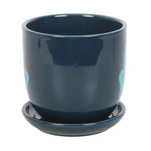 Hand of Hamsa Ceramic Plant Pot - Image 3