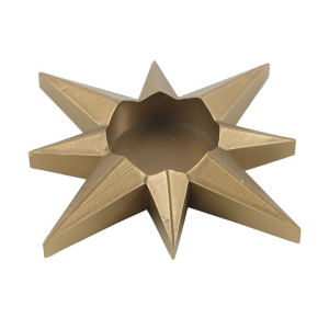 Gold Star Tealight Candle Holder - Image 3