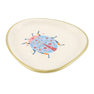 Floral Ladybird Trinket Dish - Image 3