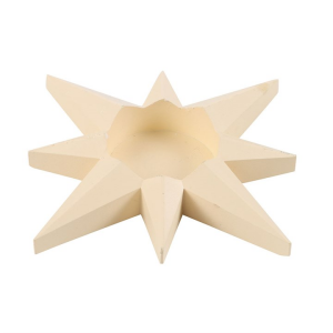 Cream Star Tealight Candle Holder - Image 3