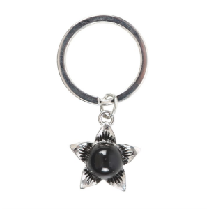 Deadly Nightshade Keyring with Black Obsidian - Image 3