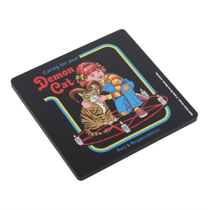 Demon Cat Coaster by Steven Rhodes - Image 3